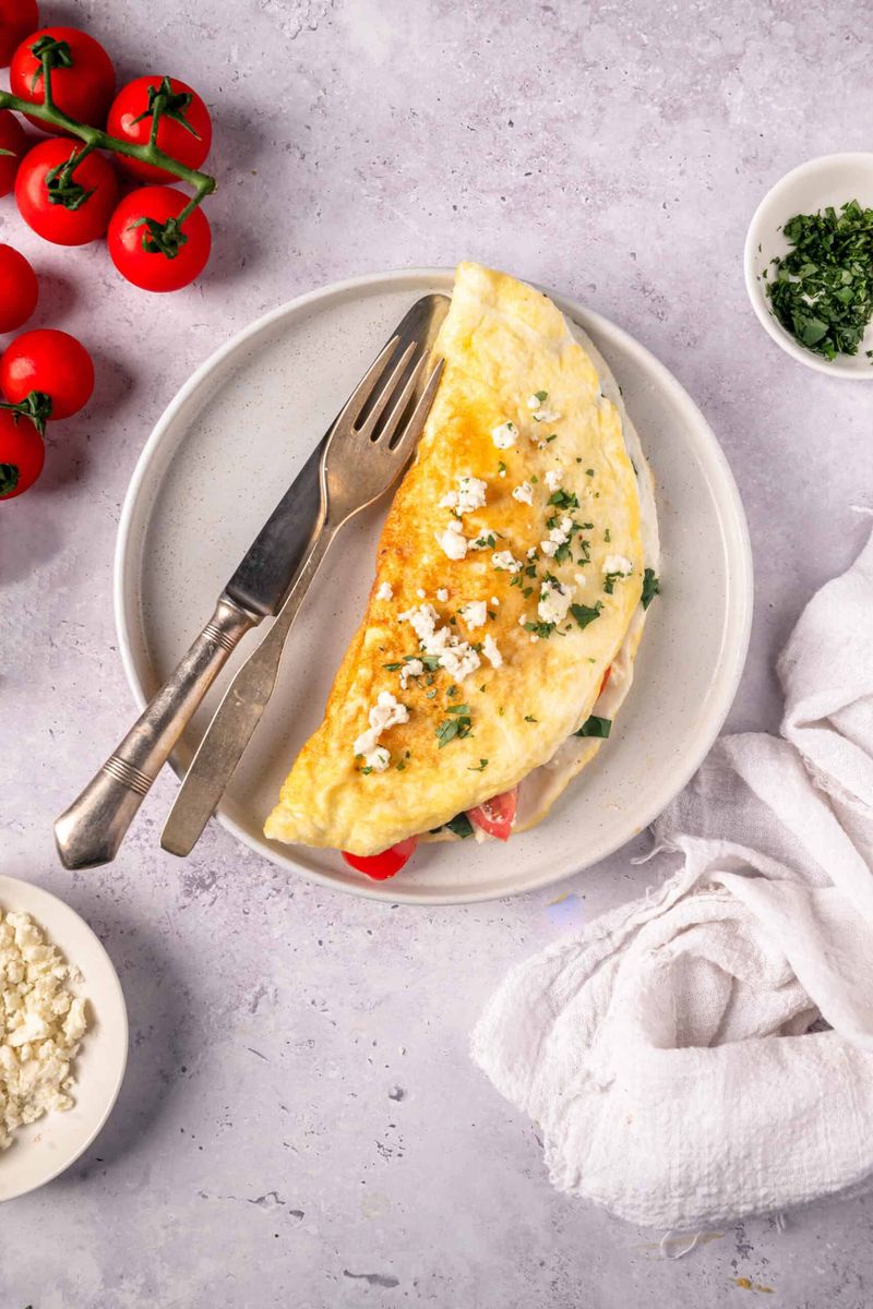 Herbed Egg White Omelet