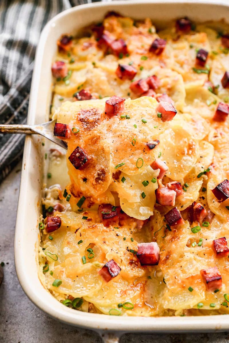 Scalloped Potatoes with Ham