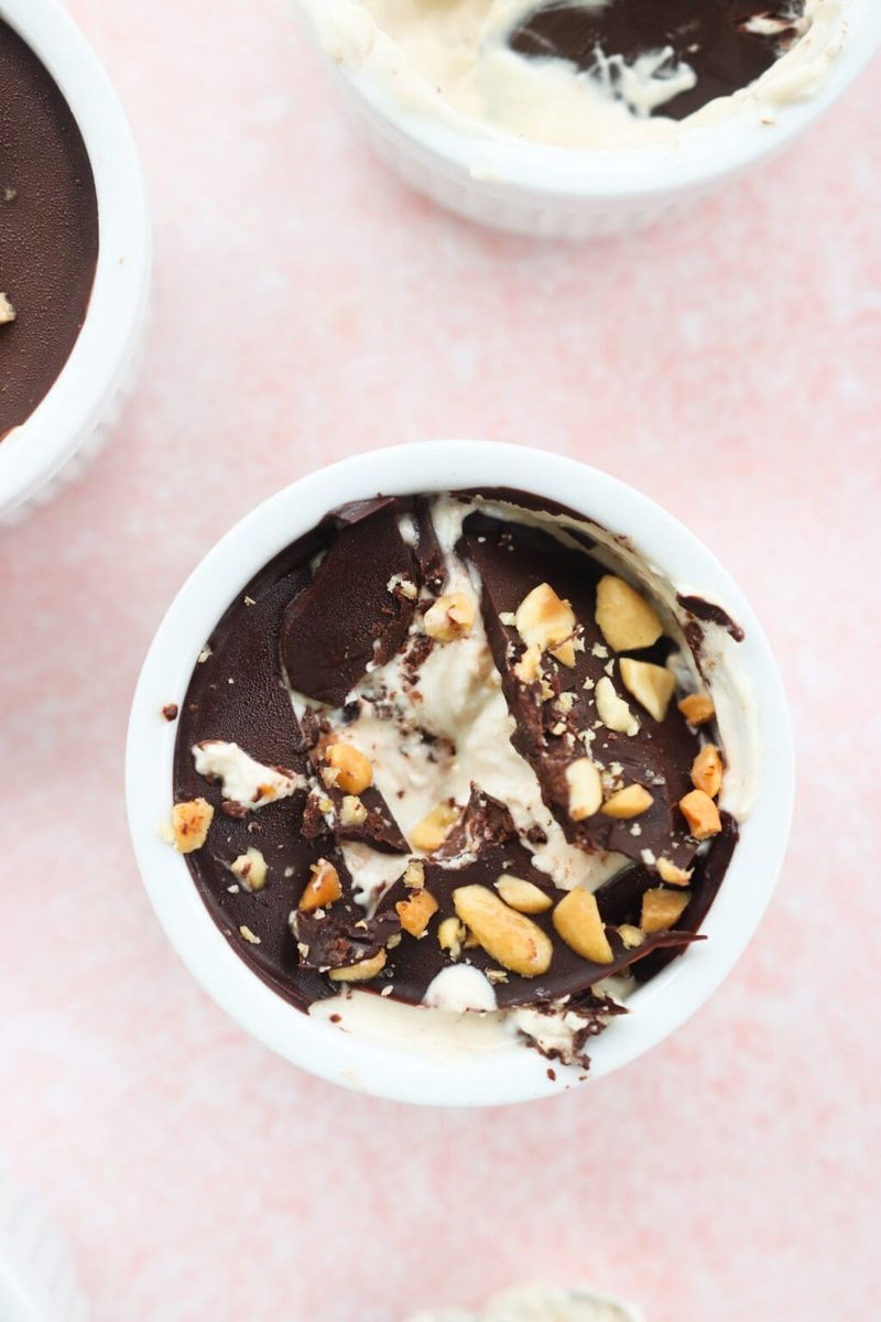 Chocolate Peanut Butter Yogurt Mousse