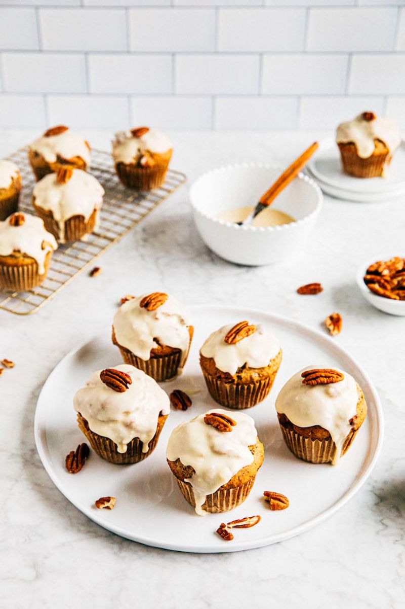 Maple pecan muffins