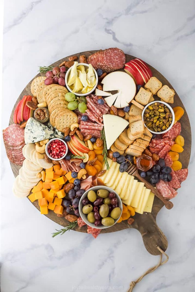 Meat And Cheese Snack Board