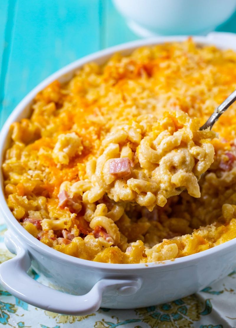 Ham Mac and Cheese Bake