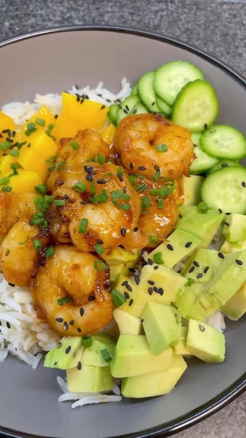 Sriracha Shrimp Bowl