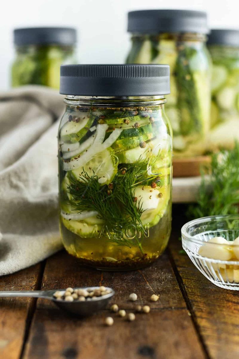 Quick Refrigerator Dill Pickles