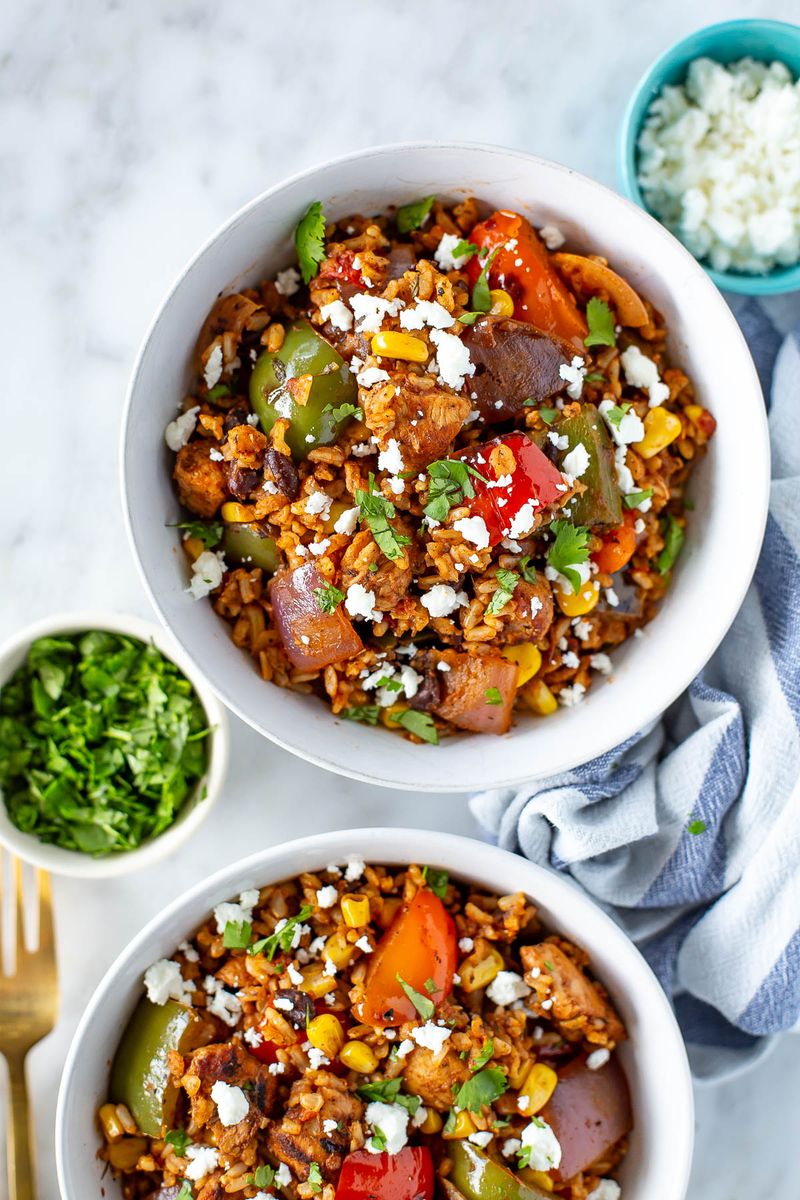 Chicken and Veggie Rice Bowls
