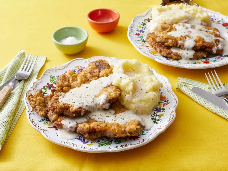 Chicken-Fried Steak With Peppery Gravy