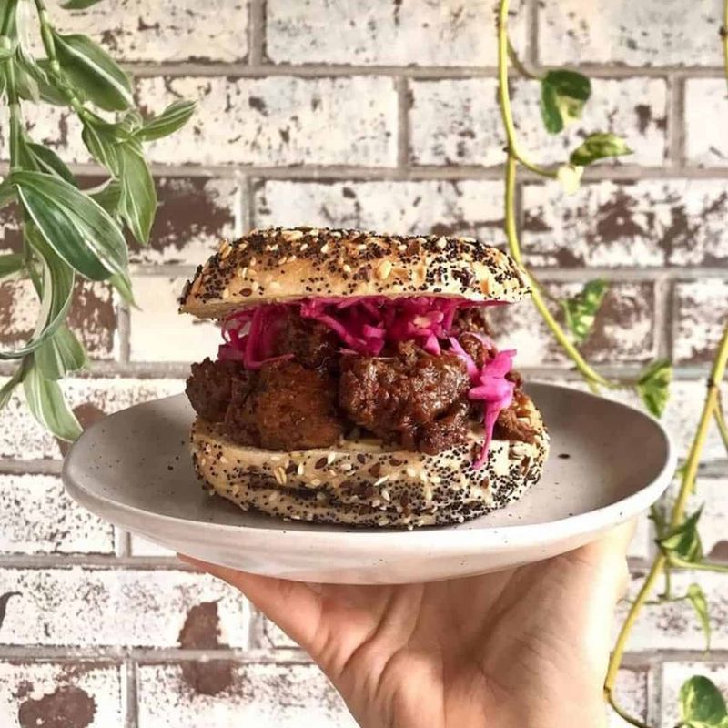 Falafel Burger at By Chloe/Beatnic (Multiple Locations)