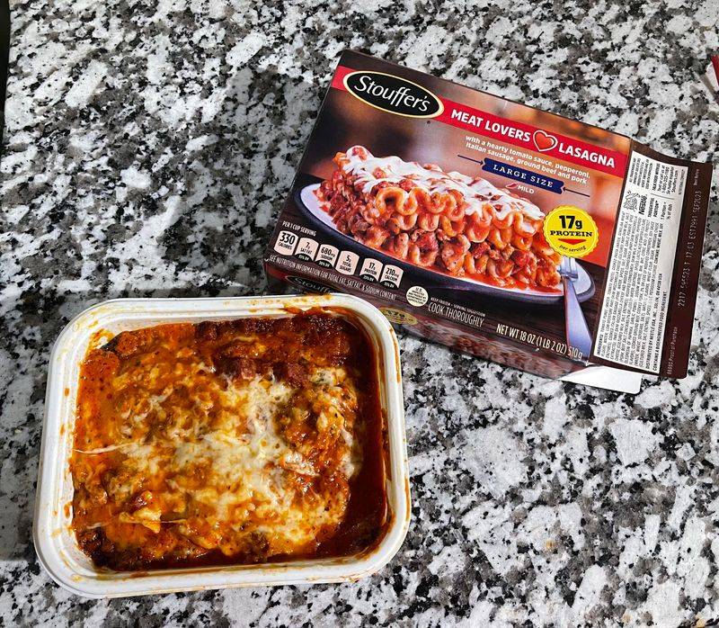 Stouffer’s Lasagna (Meat or Cheese)