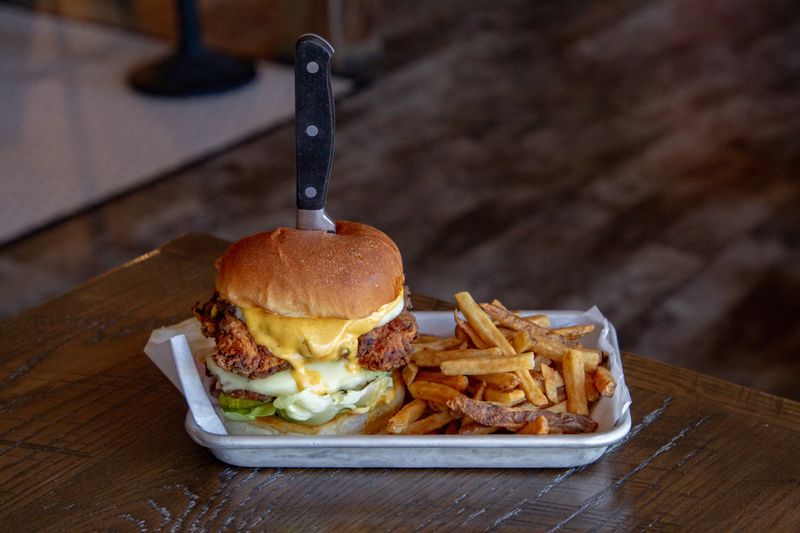 Vermont - Worthy Burger Cheddar Burger with Duck Fat Fries
