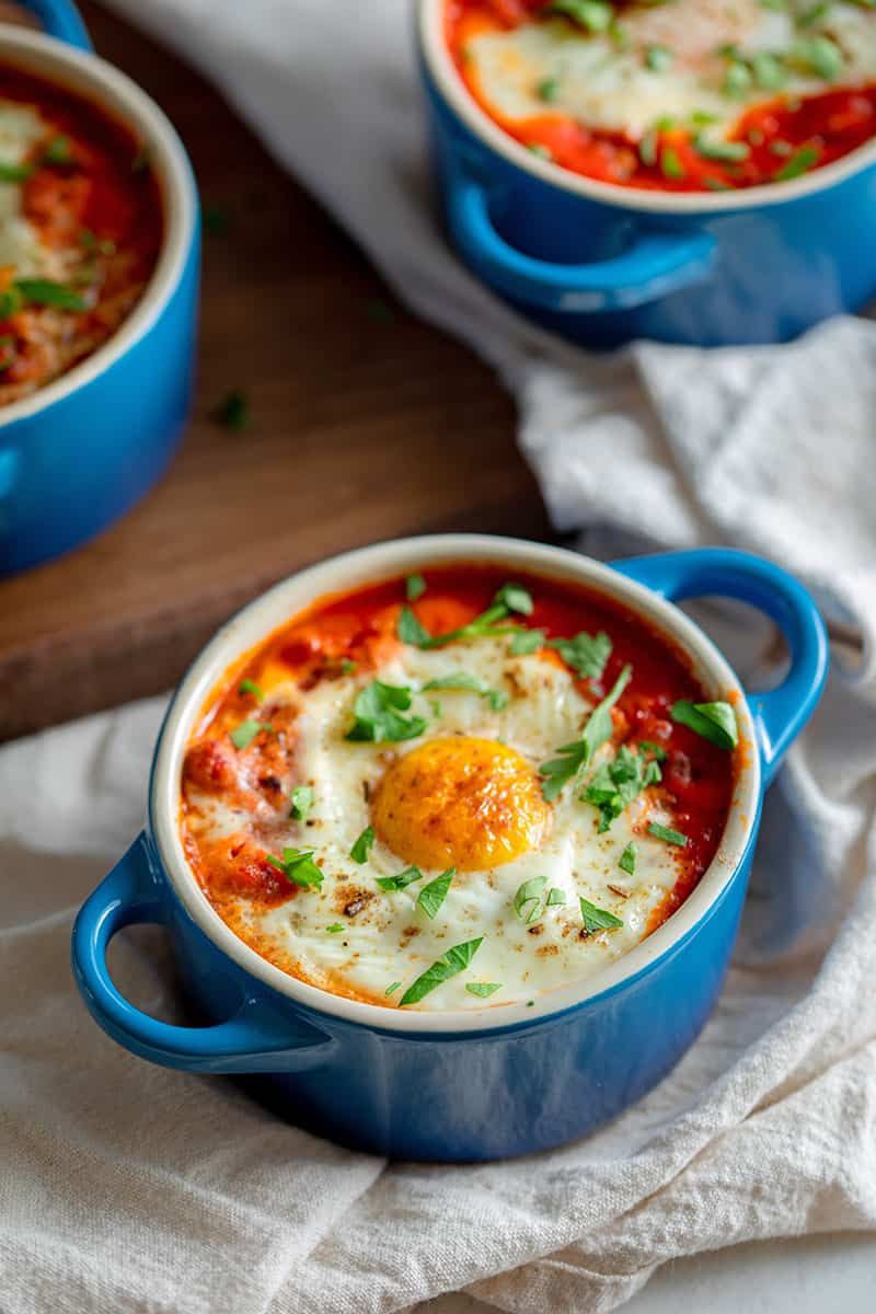 Baked Eggs (Ramekins or Eggs in Purgatory)