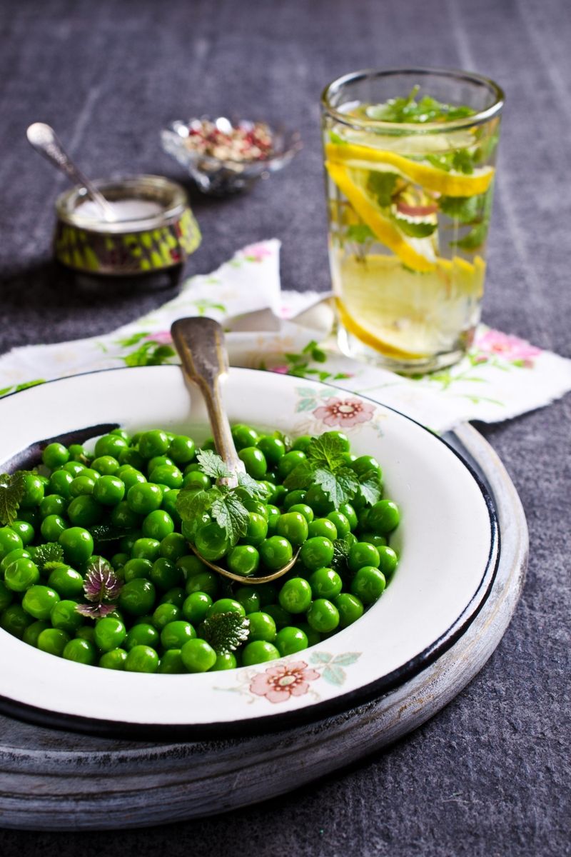 Buttered peas