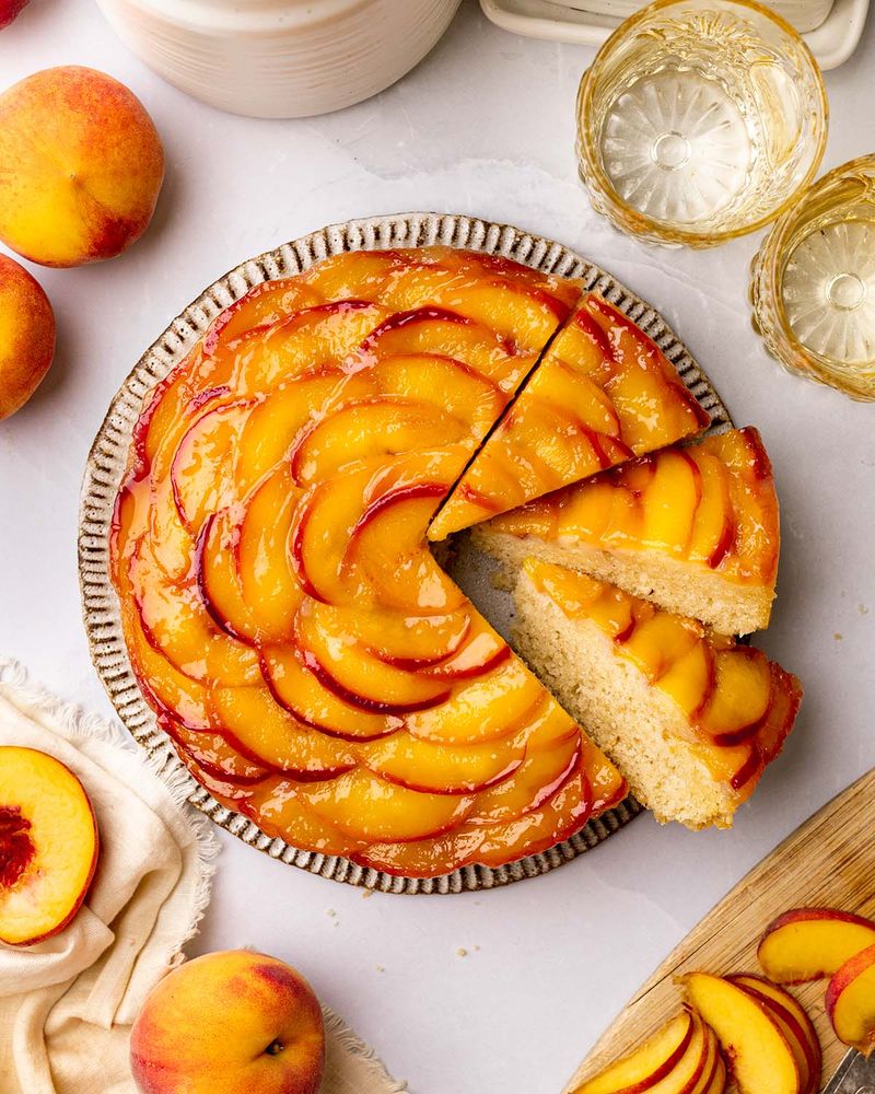 Peach Upside-Down Cake