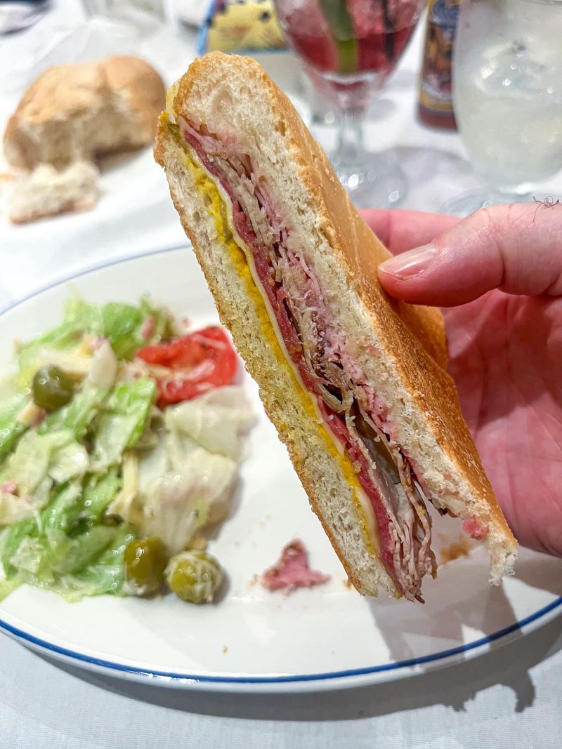 Tampa Cuban with Salami — Columbia and Ybor City staples, Tampa, FL