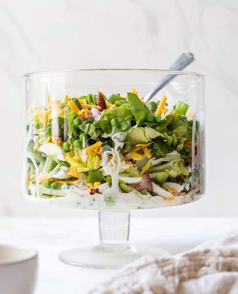 Seven layer salad