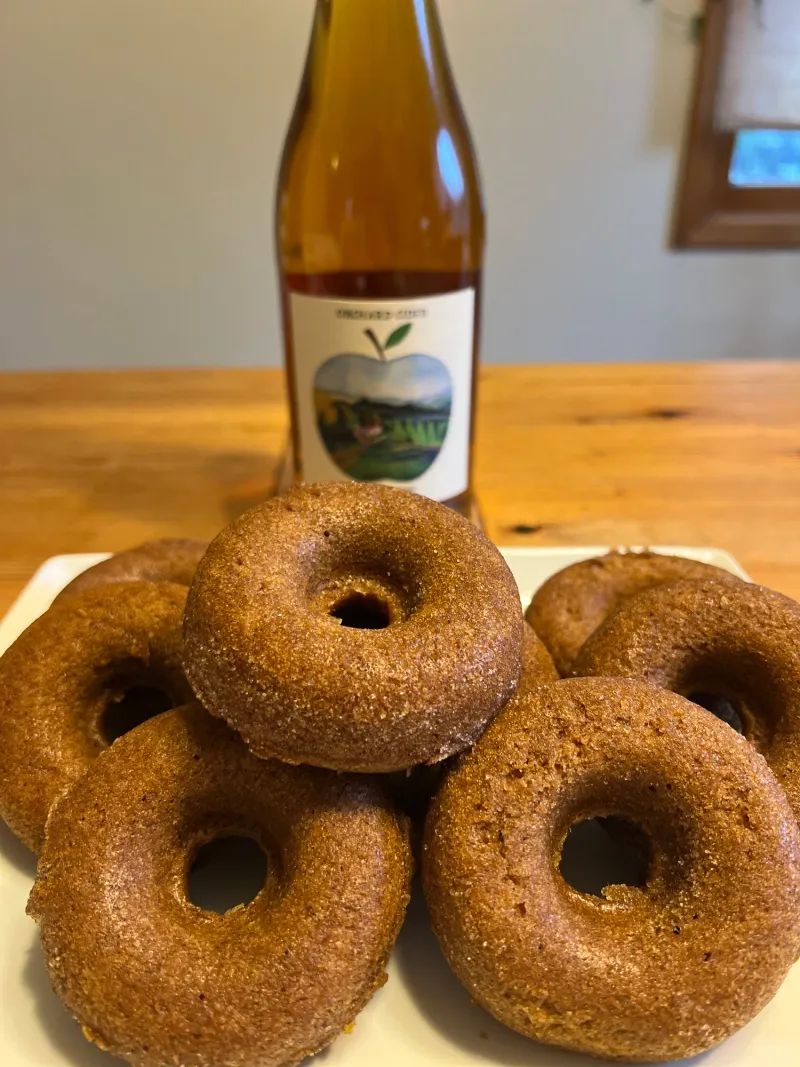 Apple Cider Donuts With Oregon Hops Sugar