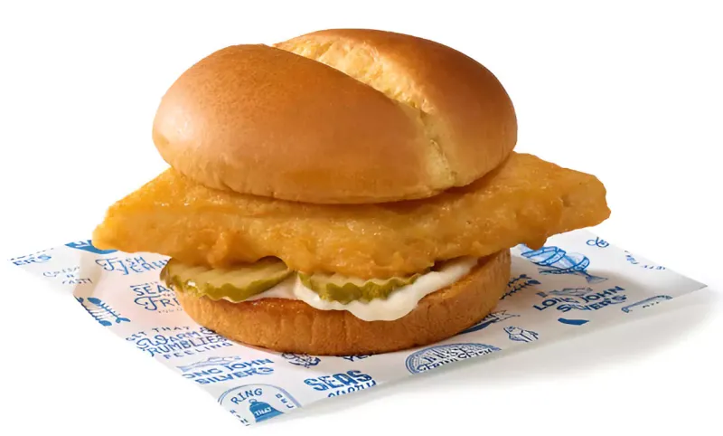Long John Silver's Crunchy Codwich