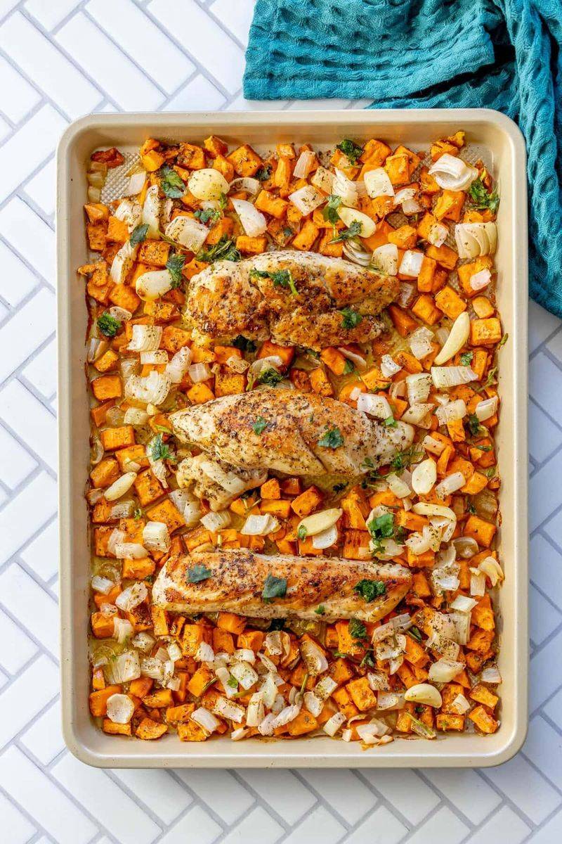 Turkey Tenderloin With Sweet Potatoes