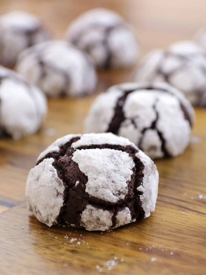 Chocolate Crinkle Cookies