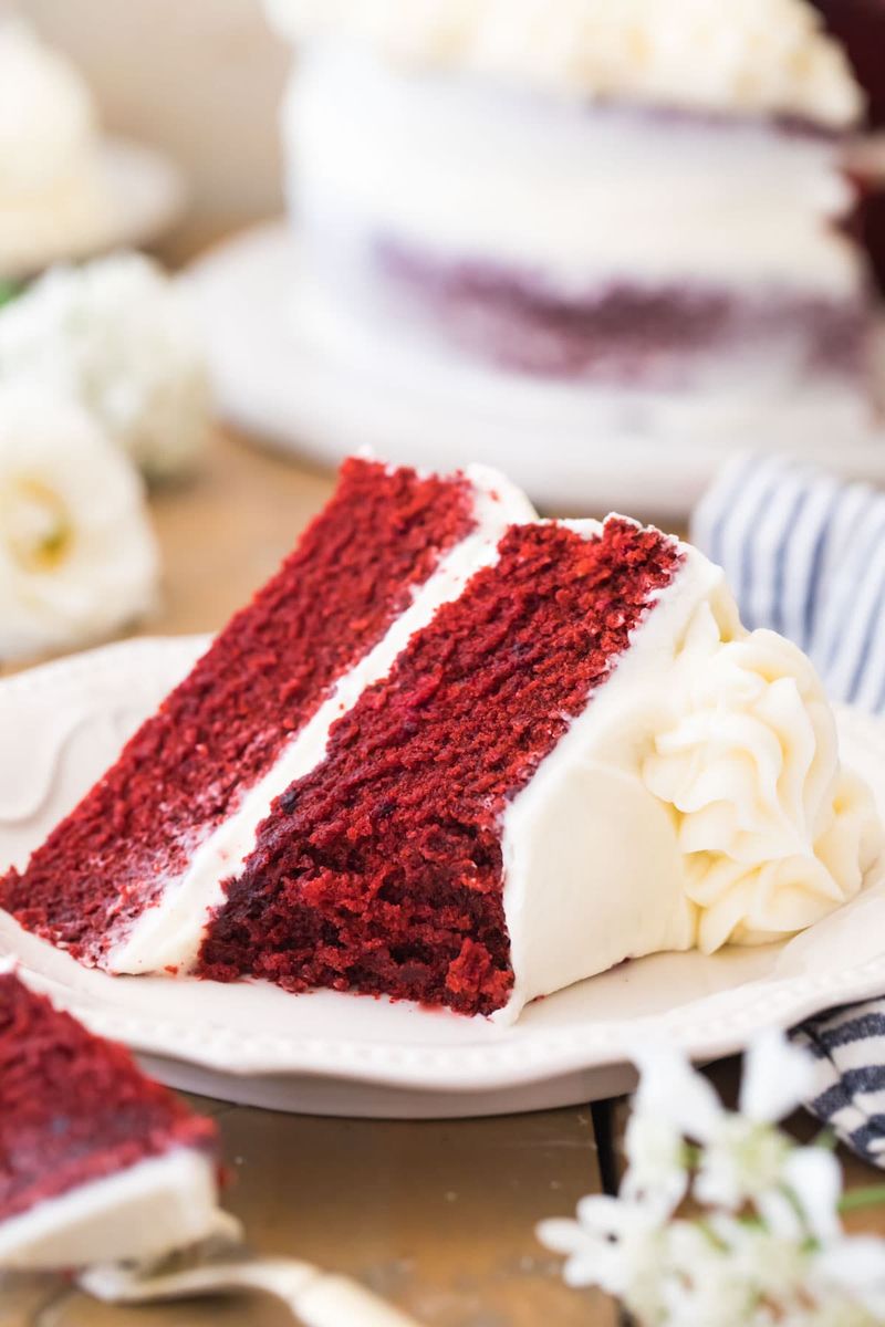 Red Velvet Cake with Ermine Frosting