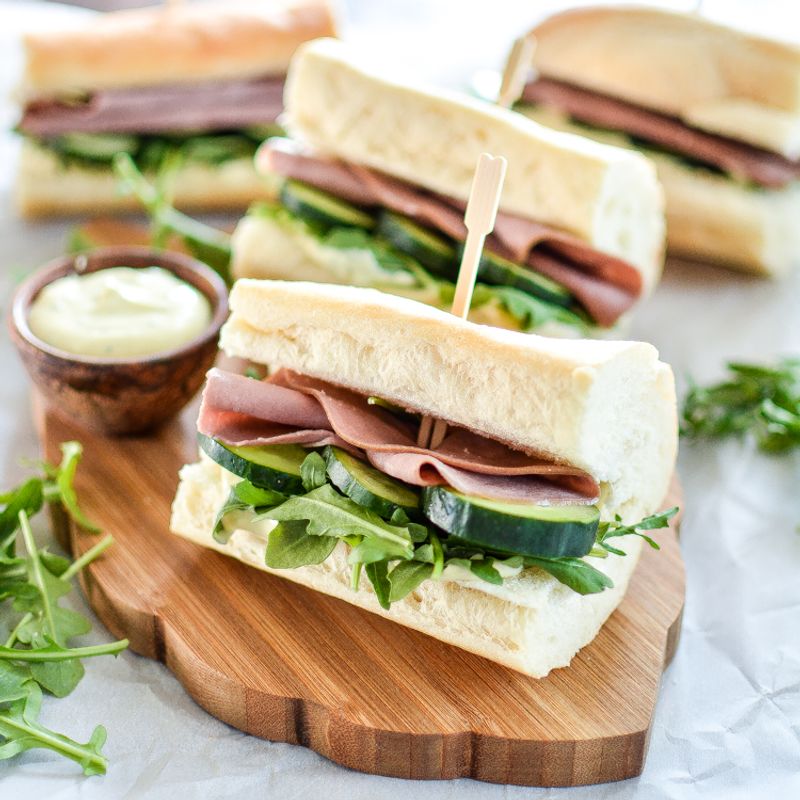 Roast Beef Horseradish Sandwich