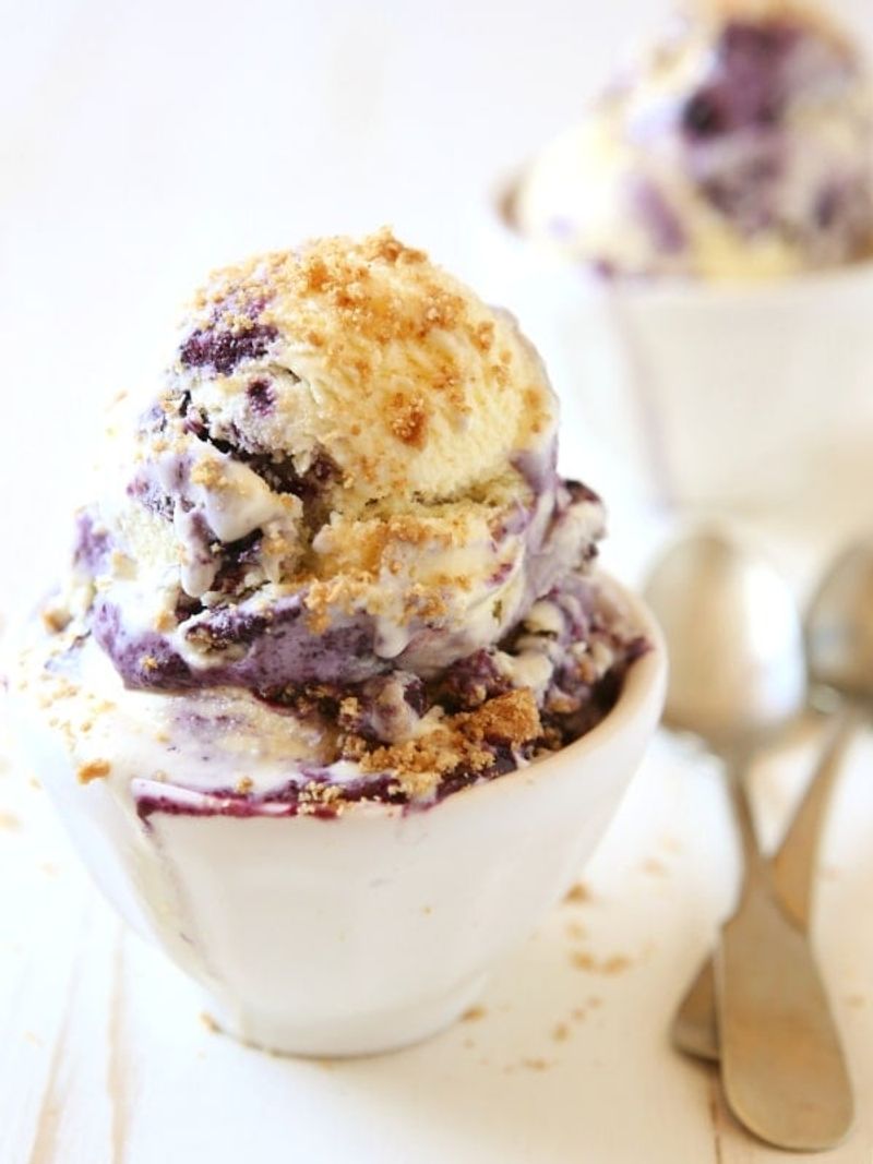 Blueberry Pie Ice Cream Mountain (Maine)