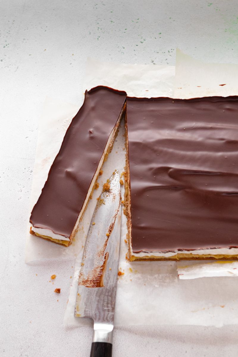 Salted Caramel Marshmallow Squares