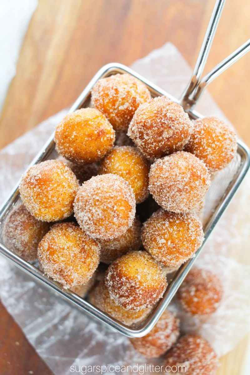 Cinnamon Sugar Donut Holes