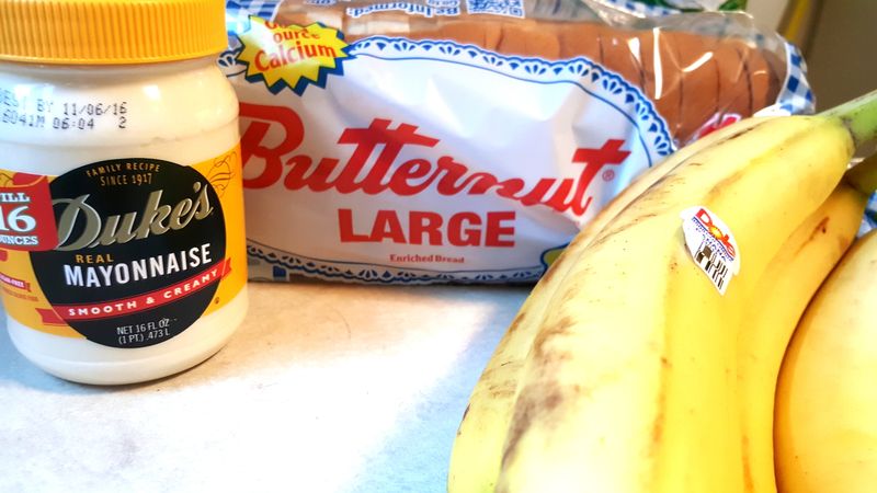 Peanut Butter and Banana Sandwich with Duke’s