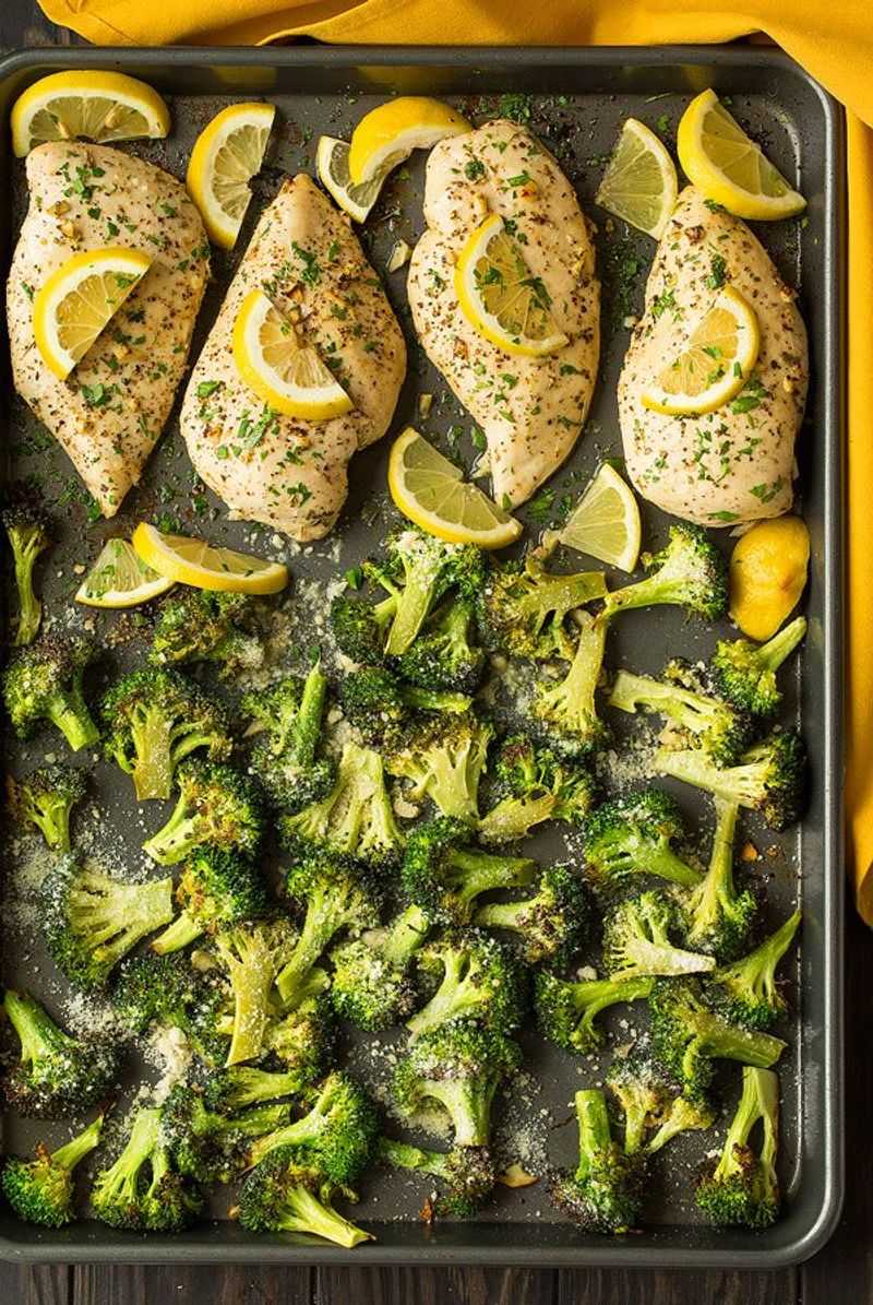 Baked Chicken Breasts With Broccoli