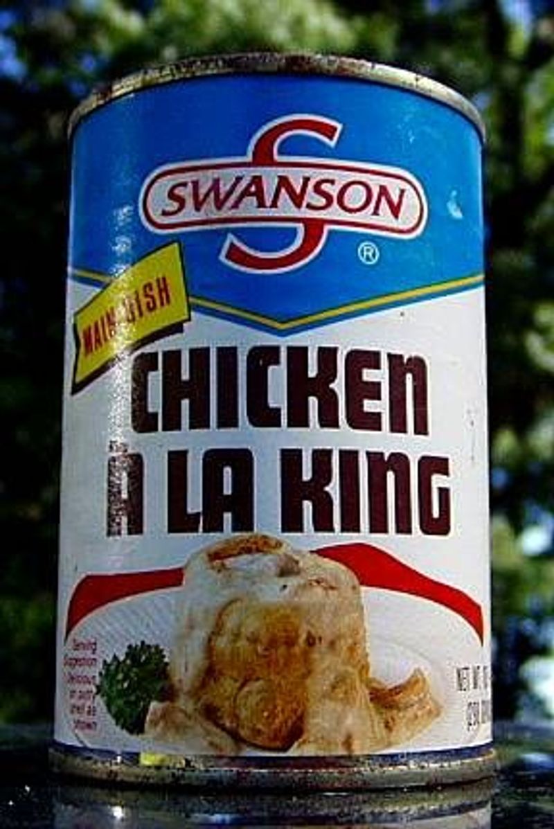 Chicken a la King (from a can)