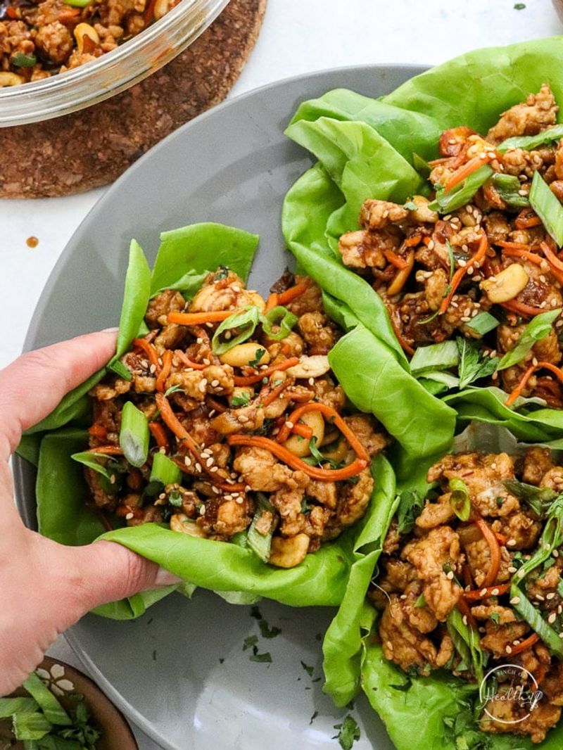 Chicken Lettuce Wrap Filling