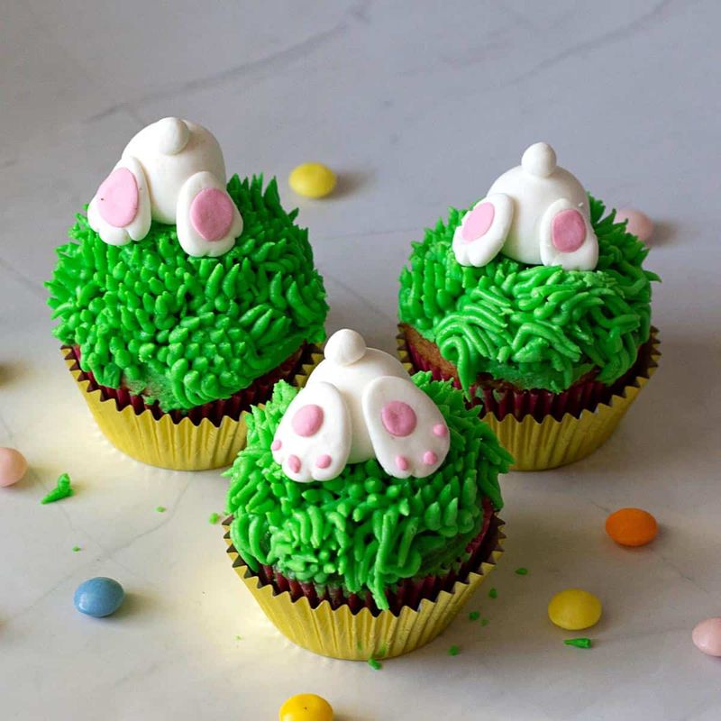 Bunny Butt Cupcakes