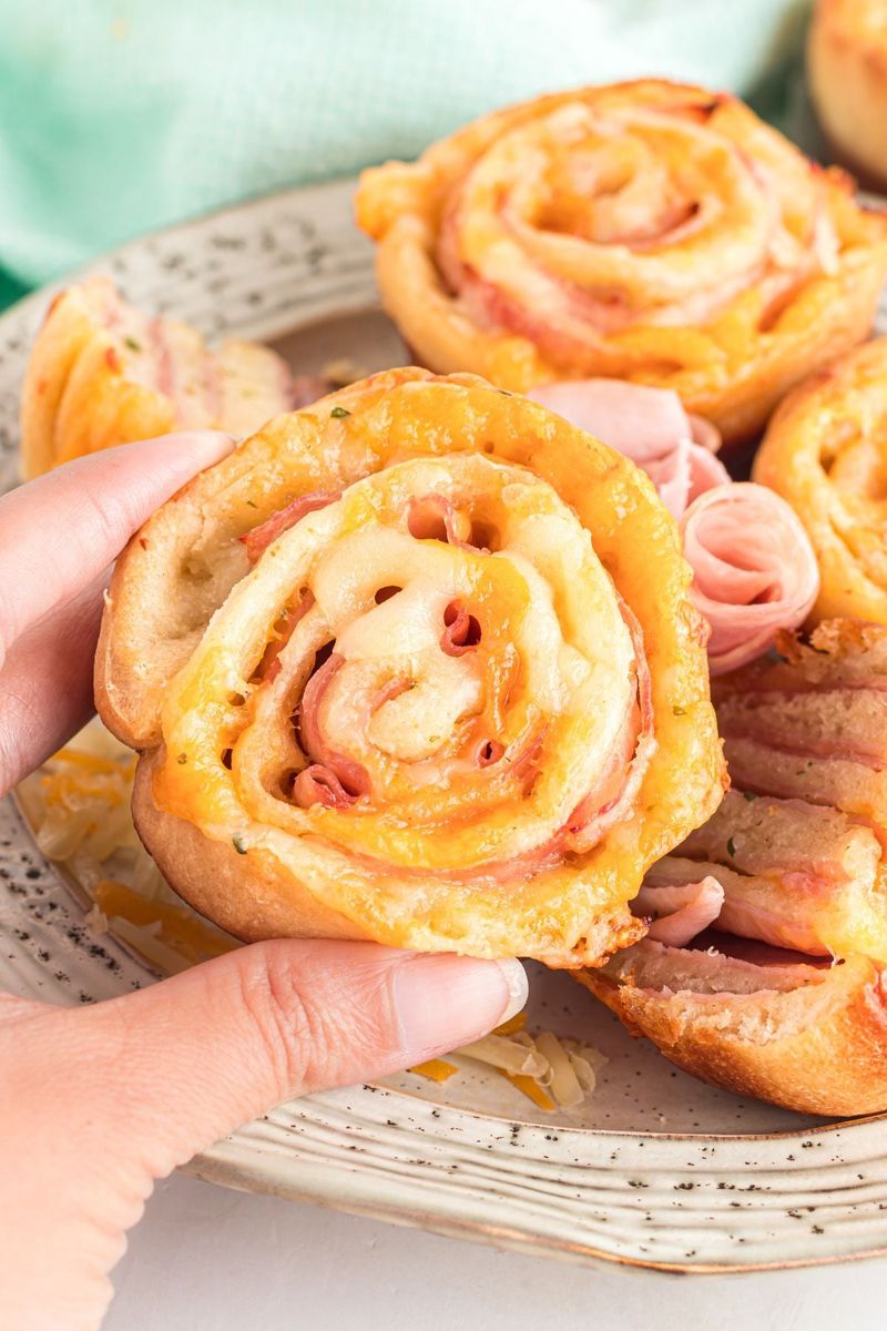 Ham and Cheese Pinwheels