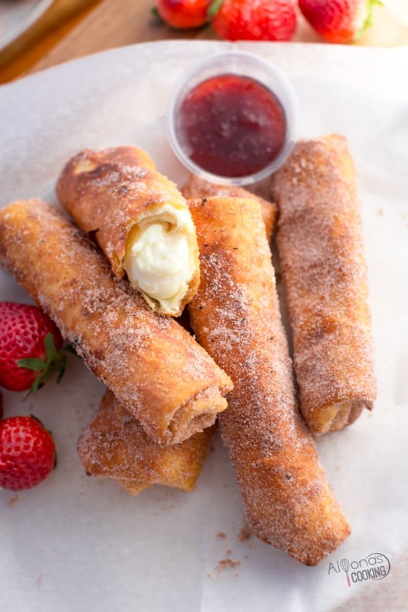 Fried Cheesecake Burrito (Arkansas)