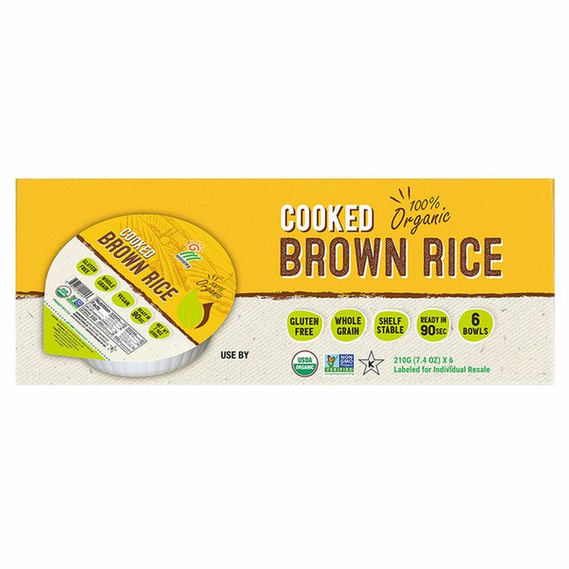 Kirkland Signature Organic Brown Rice (Microwavable Bowls)