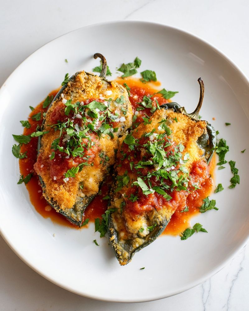 Chiles rellenos made to order