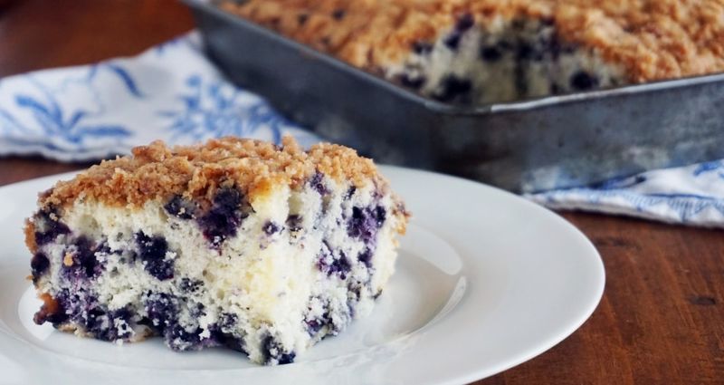 Blueberry Buckle With Streusel