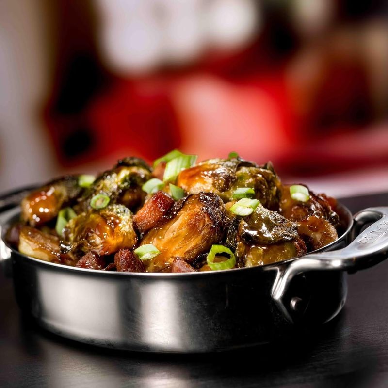 Roasted Brussels Sprouts with Bacon