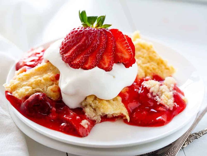 Strawberry Shortcake Dump Cake