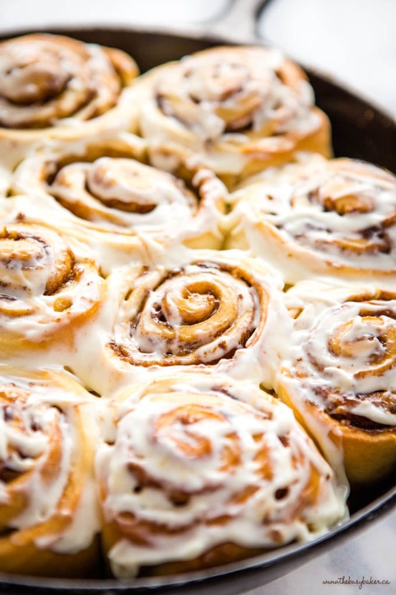 Cream Cheese Frosted Speedy Rolls