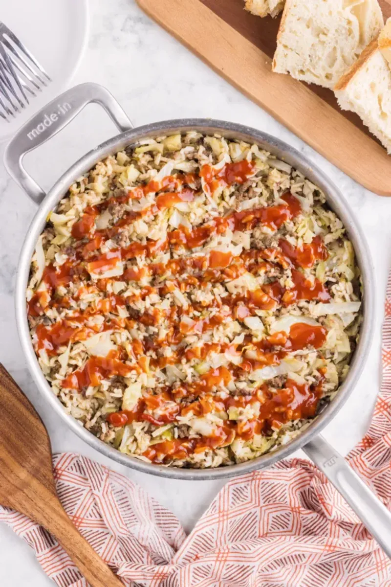 Deconstructed Stuffed Cabbage Skillet
