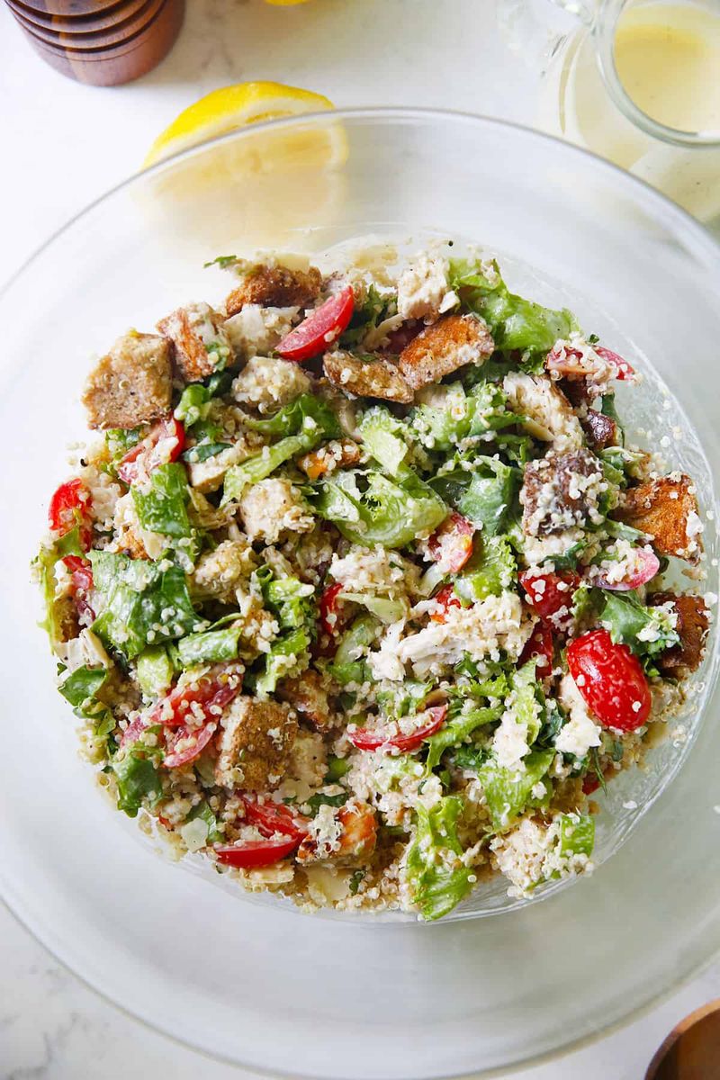 Quinoa Caesar-Style Salad