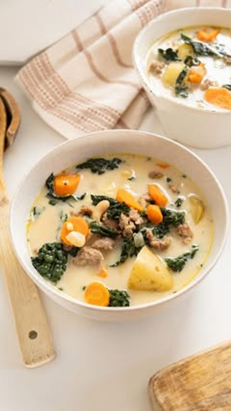 Mushroom and Kale Zuppa Toscana-Style