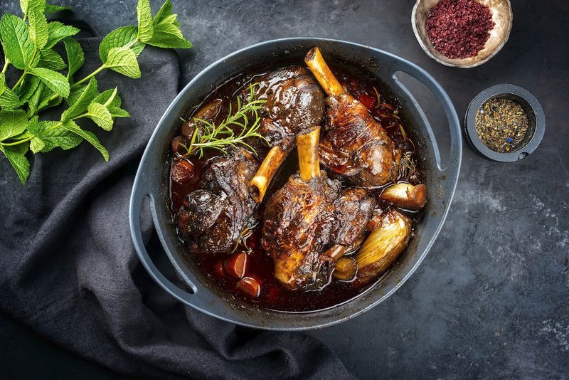 Lamb at festival meals