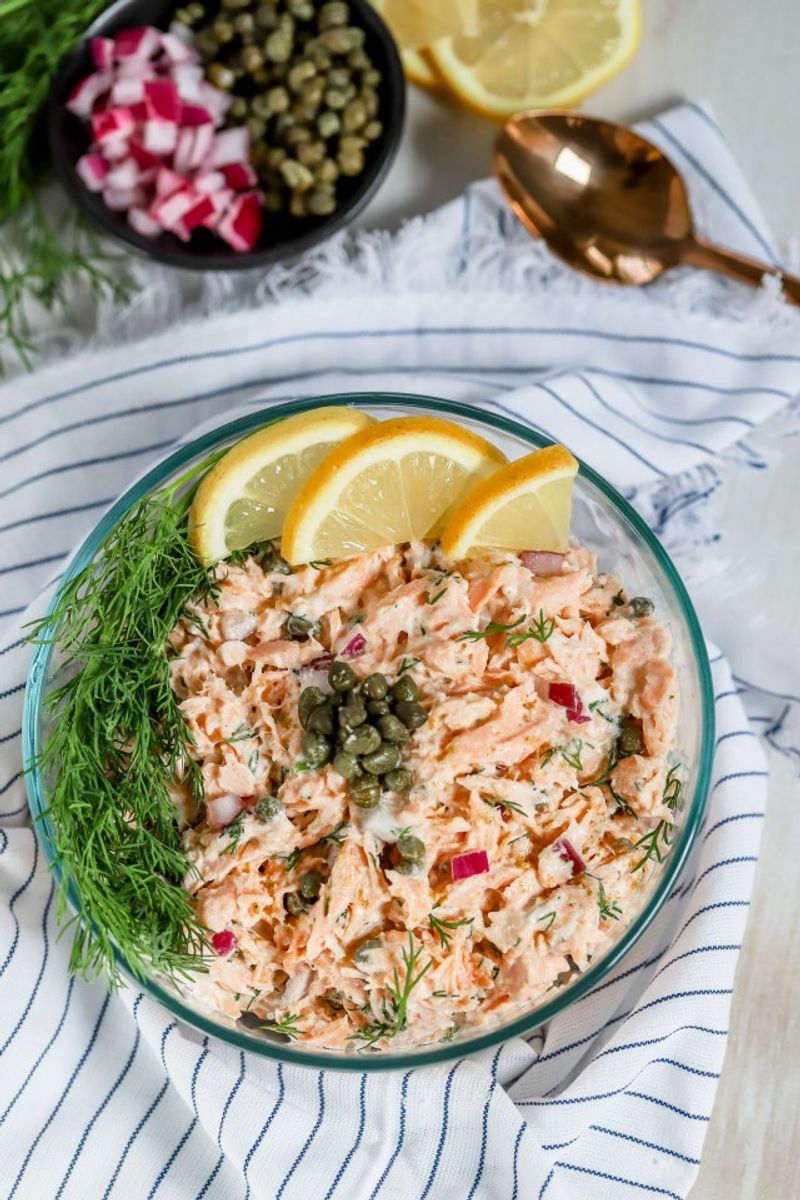Lemon-Dill Salmon Salad