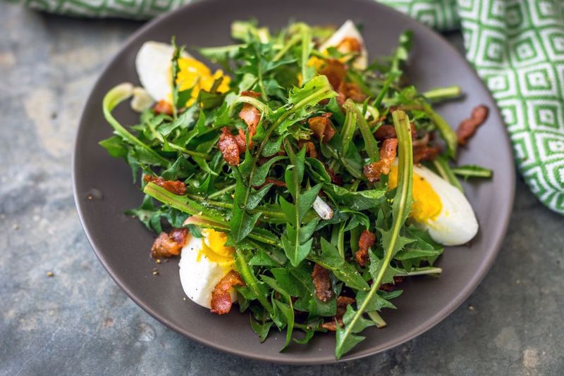 Dandelion Greens Salad