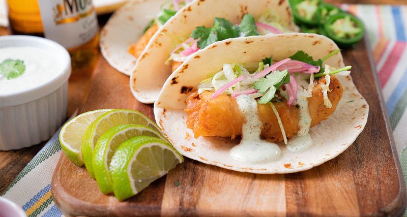 Crispy Fish Tacos (Baja-Style)