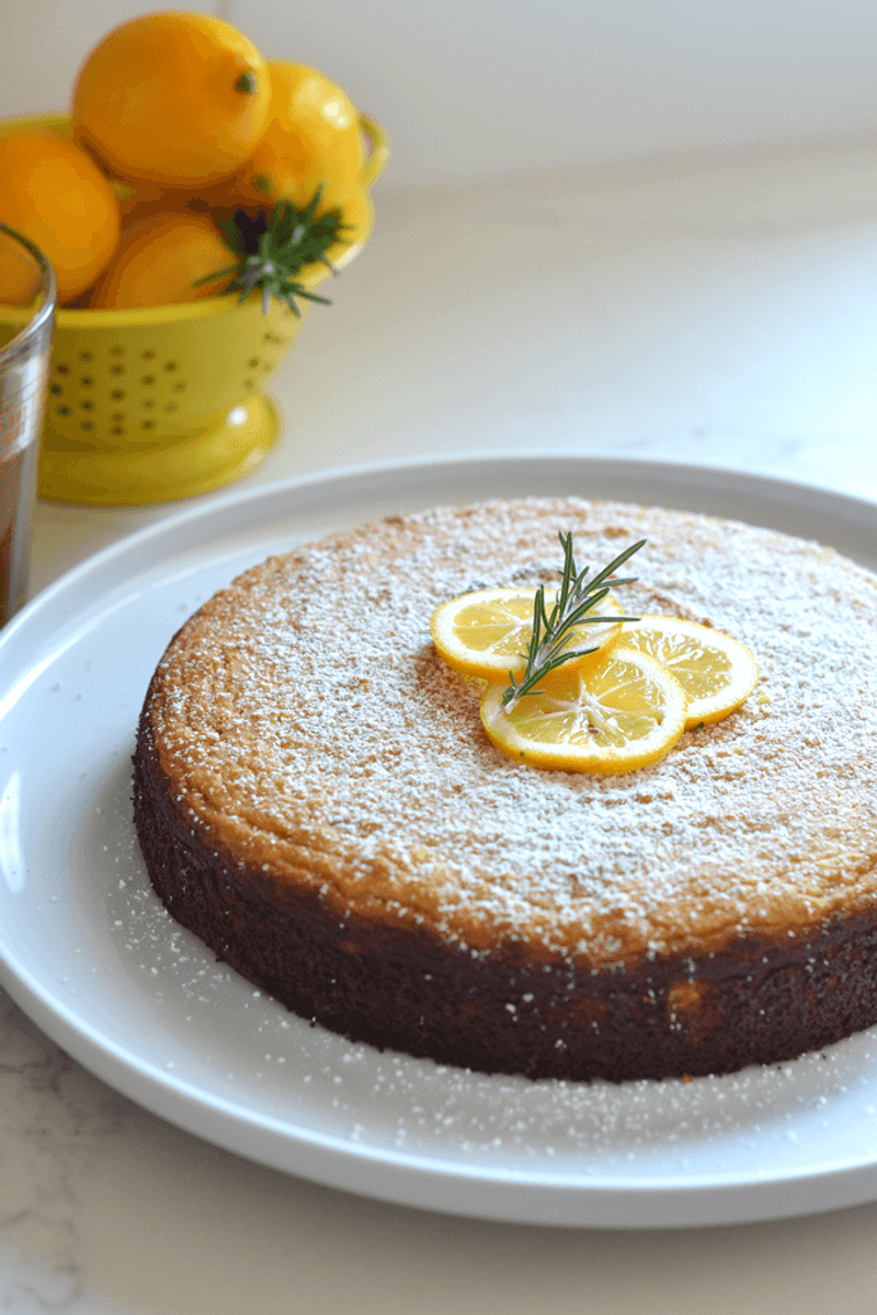 Meyer Lemon Olive Oil Cake