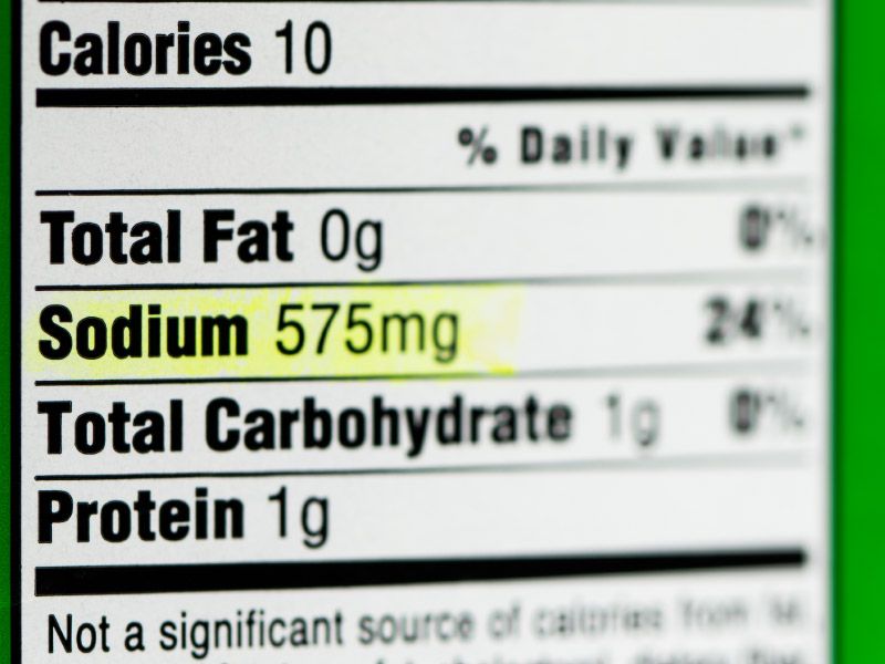 Myth 19: You must avoid all sodium