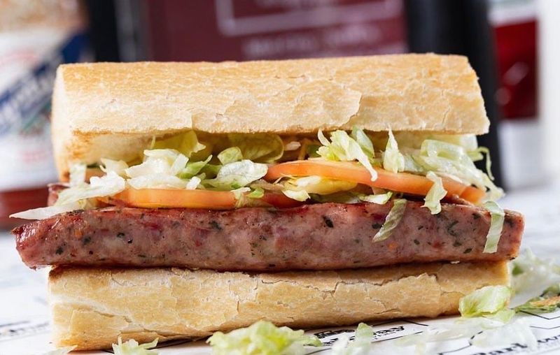 The Alligator Sausage Po’ Boy